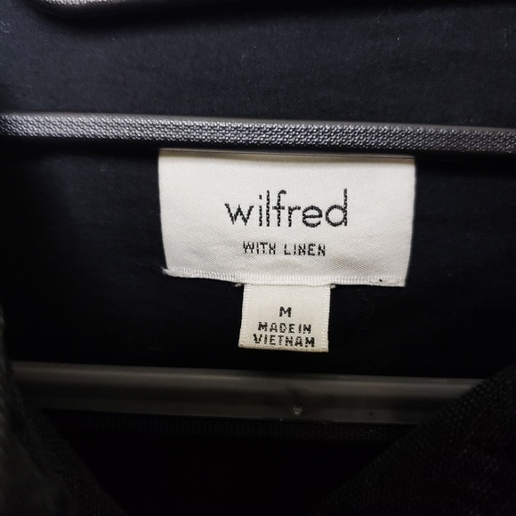 Wilfred Black Mandarin Collar Belted Jacket - Picture 8 of 9